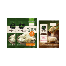 비비고 왕교자1.05kg x2 + 수제부추새우만두 509g