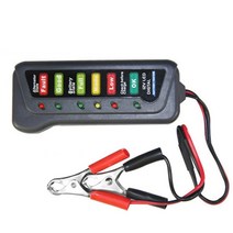 자동차배터리충전기 새로운 12v 범용 자동차 오토바이 테스터 결함 감지기 배터리 테스터, 없음