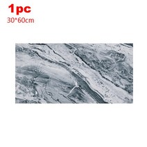 리빙보드 욕실벽보드 대리석 비닐 스티커 방수 모조 세라믹 타일 벽지 욕실 주방 자체 접착 PVC 홈 벽 데칼, [02] Color B -1pc