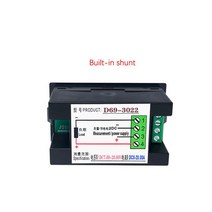 나인틴 DC 디지털 전압계 전류계 전원 패널 미터 LCD 디스플레이 고정밀 DC100V600V20A50A100A, [01] 3022 7-20V20A