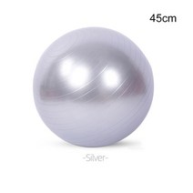 필라테스 기구 pvc 피트니스 공 요가 공 농축 방폭 운동 홈 체육관 필라테스 장비, 45cm 그레이