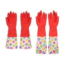 기모고무장갑 겨울주방 김장털고무장갑 10켤레 2종, 숏와이드형 10켤레