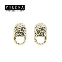 브이와이 여자 타원귀걸이 셋업 크래킹 오피스룩 이어링