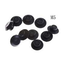 자동차 차량용 볼트 너트 10Pcs M4-24 육각 나사 소켓 고정 장치 커버 캡 볼트 라운드 헤드 보호기, 02 M5