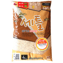 세틀 해수 및 시클리드 산호사 세척모래 4kg + 아쿠아크리너, 혼합 색상, 3세트