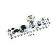 터치 스위치 정전 용량 모듈 5V-24V 3A LED 디밍 제어 램프 활성 부품 단거리 스캔 스윕 핸드 센서, 01 Touch Switch