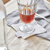 린넨 광목 무지 패브릭 티코스터 컵받침대 10color, 린넨 브라운