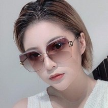 1+1 연예인 공항패션 8컬러 투톤 무태 큐빅 선글라스