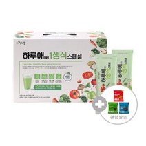 더자연채움 자연채움 하루애 1생식 스페셜 30g 112포 16주분 + 오븐 크래커 10봉, 하루애 1생식스페셜 30g*112포