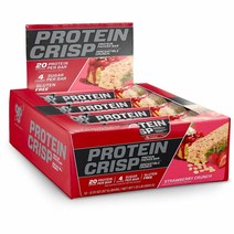 BSN 신타 6 프로틴 바 스트로베리 크런치 12개입 SYNTHA-6 Protein Crisp Bar, 1팩