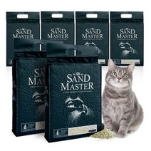 샌드마스터 크랙형(초미세입자) 두부모래 2.8kgX6개, 녹차