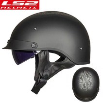 쇼에이헬멧 shoei바이저 빈티지 하프 제트 레트로 도트, 매트 블랙, l