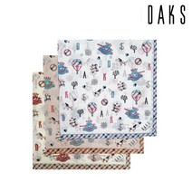 닥스 21인치 나염 면대 손수건(DGS1303)