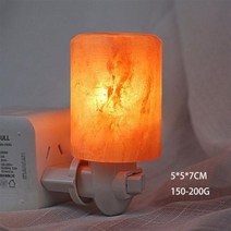 히말라야 소금 암염 무드등/수면등/수유등 자연 밤 빛 벽 램프 침실 홈 장식 참신 조명 공기 정화 미국 EU 영국 AU 플러그, cylinder+warm lights+Eu