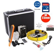 배관 내시경 카메라 512hz sonde 송신기 로케이터 수중 비디오 시스템 파이프 벽 검사 하수도 세트 (10인치 IPS 모니터 포함), 5 40 메터, 7인치 수신기 DVR