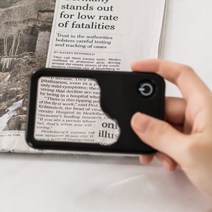 팀브로스 LED 휴대용 돋보기 독서 확대경 카드형, 단품