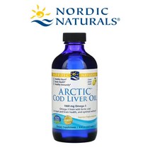 노르딕내추럴스 북극 대구간유 코드리버오일 오메가3 EPA DHA Cod Liver Oil 레몬맛 237ml