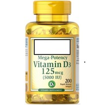 오리지널 프라이드 비타민 D3 5000 IU 200 소프트 젤은 건강하고 젊은 피부를 지원합니다. 면역 건강 및 근육과 뼈를 지원합니다.