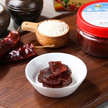 전북 순창 동백 민속고추장 무 장아찌 1kg