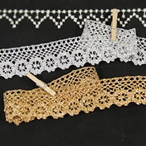 토션레이스]꽃가라소-금사은사 CC7, 금사, 1개
