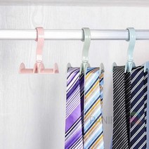 백상 이중 가방걸이 넥타이걸이 스카프걸이, 아이보리, 1개