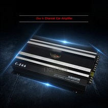 PUZU LVPIN DSP 카오디오 바이크 오토바이앰프 해양보트 3800 와트 스테레오 12V 고강도 4 채널 전문 MOSFET 클래스 AB 부스터 앰프 자동차 알루미늄 I 키 구
