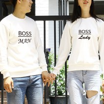 빈스패밀리 보스커플 커플맨투맨 시밀러룩