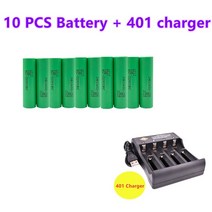 LEFEIYI INR18650 원격 제어 내구성 교체 배터리 25R 3.7V 2500mAh 충전식 리튬 이온 고용량, [01] 3.7 볼트, [07] 10피스 배터리 401C