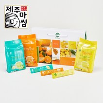 제주 꿀유자차 유자청 스틱 스틱형 유자차 25g 15개 30개, 레몬차, 25g X 15개