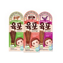[아이배냇] 아기간식 싱가폴식 꼬마 육포 3종, 1세트, S231꼬마 육포 오리지널(우육)2개