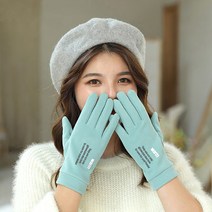 여성용 스마트폰 터치 장갑 겨울 출퇴근 운전 얇은 보온 여자 등산 골프 자전거 자외선