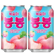 무배 복숭아 봉봉 340ml x 24캔 캔음료 과채음료