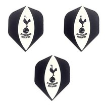 Tottenham Spurs 잉글리시 프리미어 리그 FC 축구 75 마이크론 강한 다트 비행 (3 세트 - 9 비행)