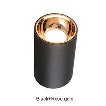 핀조명 스팟조명 레일등기구 싸이키 각도조절 원통 스포트 실린더 로즈 골드 조도 조절 LED 스포트라이트 다운라이트 5W 10W 15W 20W 30W 천장 조명 거실 주방 침실 로비, [03] B Rose Gold, [03] Dimmable 20W, [03] Warm white