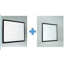 [호환] LG 엘지 LZ-H351GBD (헤파1+프리1개세트) 전열교환기 아파트환기 시스템 필터, 세트 헤파필터+프리필터1매