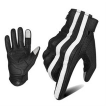 베마르 천연가죽 오토바이장갑 클래식 바이크 클러브, XL, 베이직-블랙