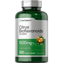 Citrus Bioflavonoids Complex 시트러스 바이오플라보노이드 항산화작용 1500mg Non GMO and Gluten, 300 정 x 1병