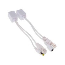 싸드 CCTV IP 네트워크 장비 전용 POE 패시브 RJ45 DC전원 최대 50M 패치코드 인젝터 UTP LAN 인터넷 케이블 카메라