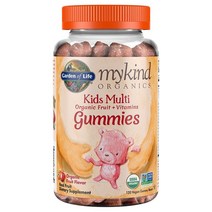 가든오브라이프 Garden of Life mykind Organics 아동용 젤리 비타민 120 츄어블, Fruit