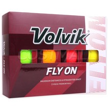 VOLVIK 볼빅 플라이온 칼라 골프공 2피스 12개 무광 골프용품 코스트코