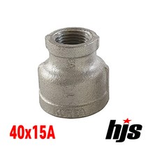 국산 스텐 304 이경 소켓 40x15A / SUS 304 스텐레스 레듀샤 무독성 부속 연결