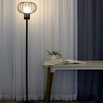 cocooning 거실 침실 인테리어 스탠드 루피아 플로어 장스탠드(LED전구포함) 인테리어조명, 루피아(LED전구하얀빛주광색)
