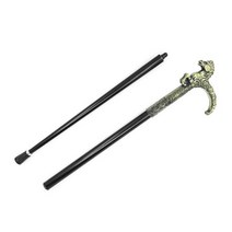 지팡이 97cm Fashion Metal Walking Stick Cane Horse Head Walking Cane Crutch Horse Walking Canes Man, 01 97cm(two-section)