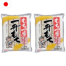 일본 아이리스 오야마 키리모찌 구워먹는 모찌 떡 절떡 찹쌀떡 1.8kg 2팩