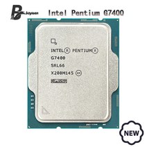 인텔 펜티엄 G7400 새로운 3.7 GHz 듀얼코어 4 스레드 CPU 프로세서 10NM L3 = 6M 46W 지원 DDR4 데스크탑, 한개옵션0