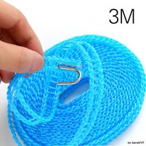 휴대용 사다리 빨랫줄 3M 캠핑 건조대 세탁줄 고정줄, 상세페이지 참조