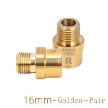 Rrskit 자전거 페달 연장 볼트 스페이서 R66E 익스텐더 액슬 크랭크 액세서리 MT, 04 16mm Golden