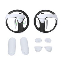 PS VR2 컨트롤러 보호 패드 6 개 5 용 실리콘 얼룩 방지 세척 가능 게임 그립 및 키용, 한개옵션1, 01 Protective Pads