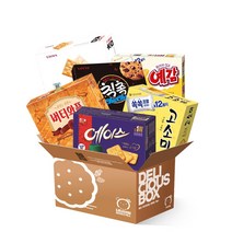 크라운 오리온 해태 과자 6종 세트, 1세트