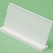 리시안제이 20X10CM T자 양면 아크릴 쇼케이스 가로 백색 인쇄물 전시장 홍보물